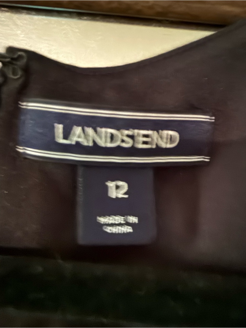 Lands' End Women's Black Sleeveless Sheath Dress - Picture 3 of 5